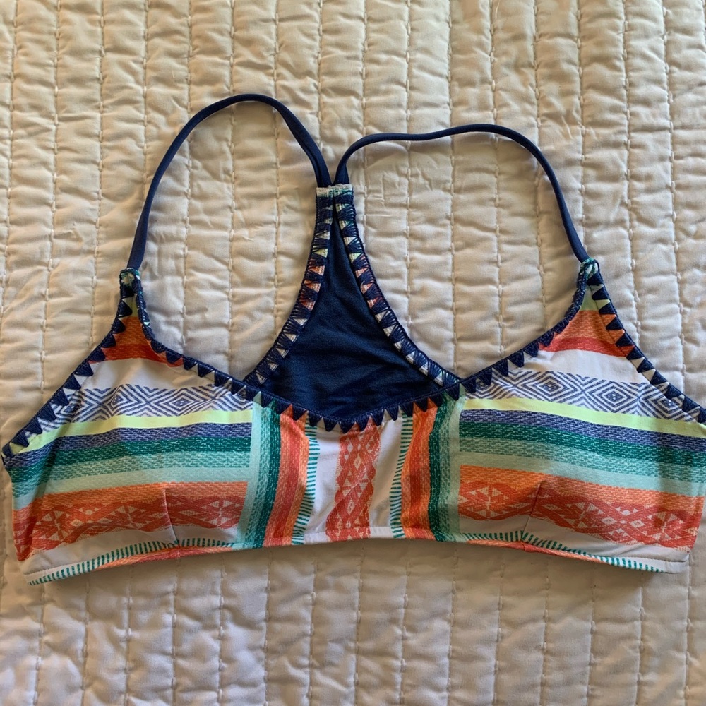 Boho Tribal Rip Curl Surf Padded Bikini Top